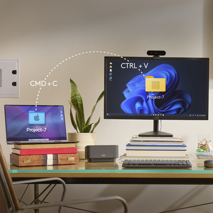 Logitech MX Anywhere 3S Kompakt Grau produkt in gebrauch