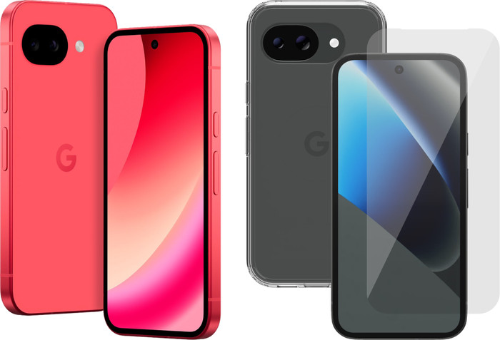 Google Pixel 10a 256GB Rot 5G + Basis-Zubehörset Main Image
