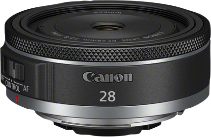 Canon RF 28mm f/2.8 STM top