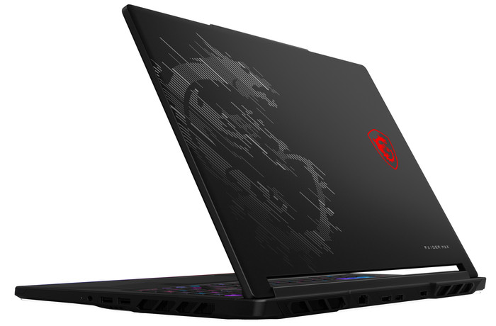 MSI Raider 16 Max HX B2WI-079 - 16" - Intel Core Ultra 9 - 32GB RAM/2TB SSD - RTX 5080 rückseite