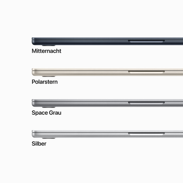 Apple MacBook Air 15" (2023) M2 (8-Core-CPU/10-Core-GPU) 8GB/1TB Space Grau QWERTZ visueller lieferant