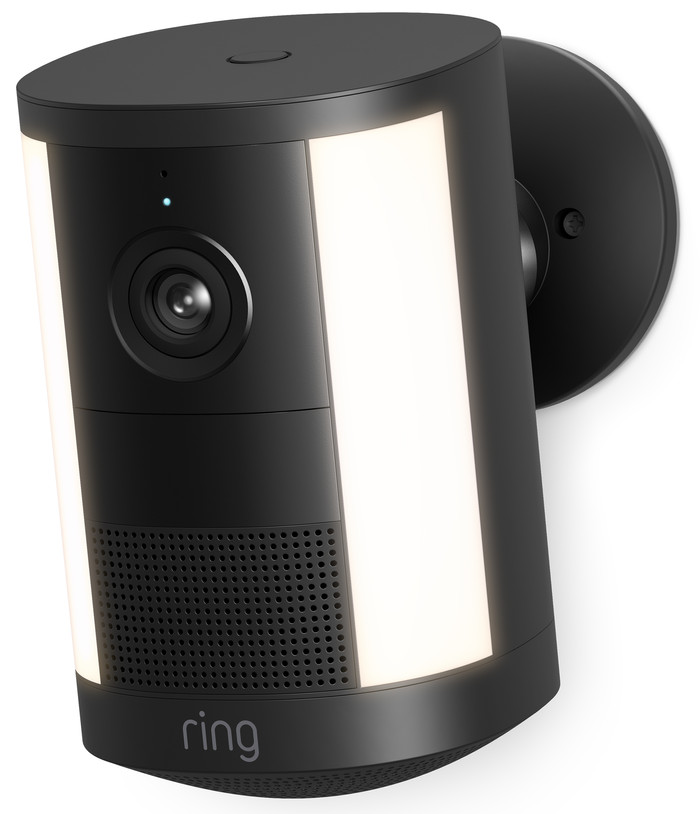 Ring Spotlight Cam 2. Generation Akku Schwarz rechte seite