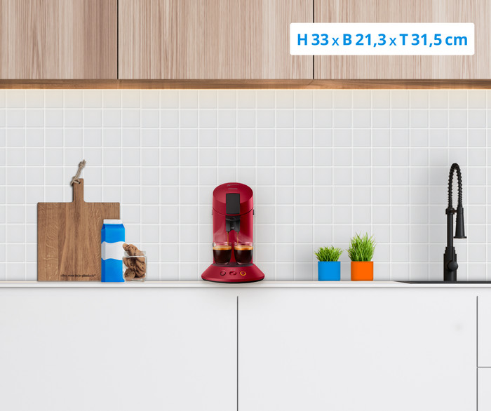 Philips Senseo Original Plus CSA210/90 Rot visuelles Coolblue 1