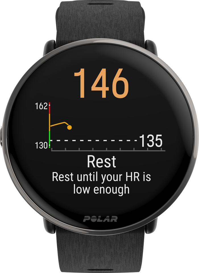 Polar Ignite 3 Titanium/Black front