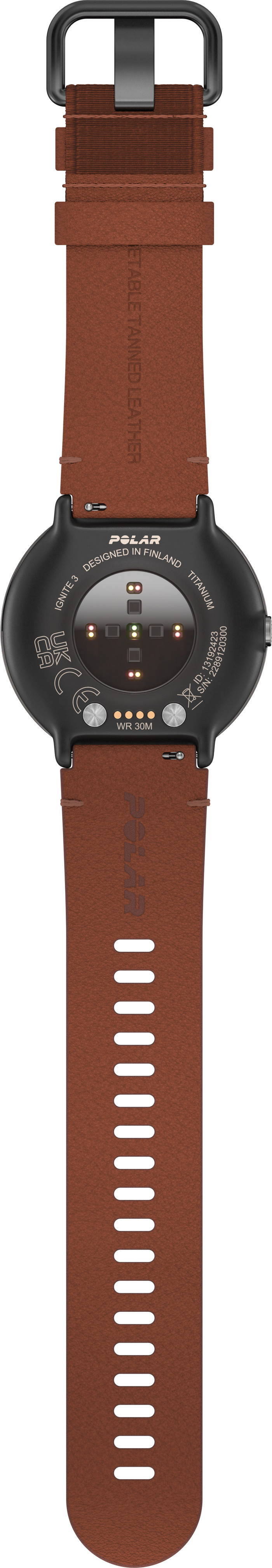 Polar Ignite 3 Titanium/Braun rückseite