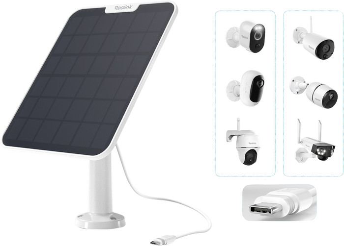 Reolink Solar Panel 2 White product in use