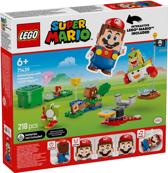 LEGO Super Mario Abenteuer mit dem interaktiven Mario 71439 verpackung