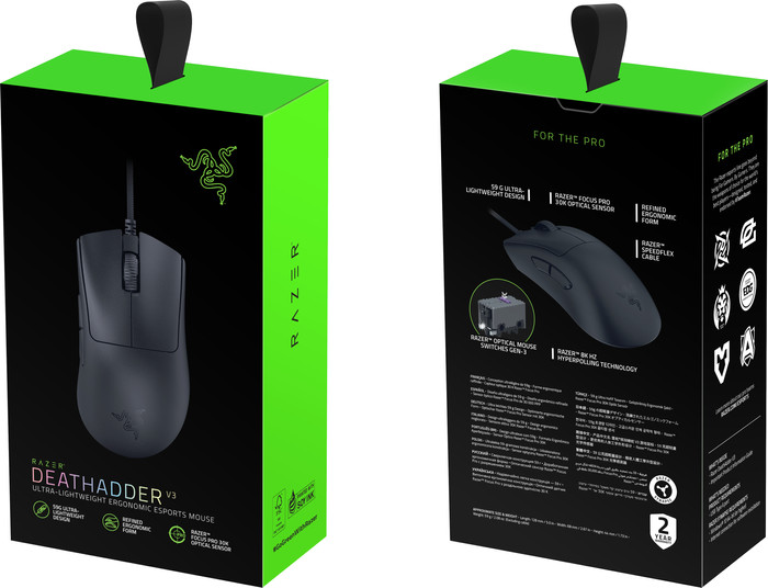 Razer DeathAdder V3 Gaming Mouse product in use