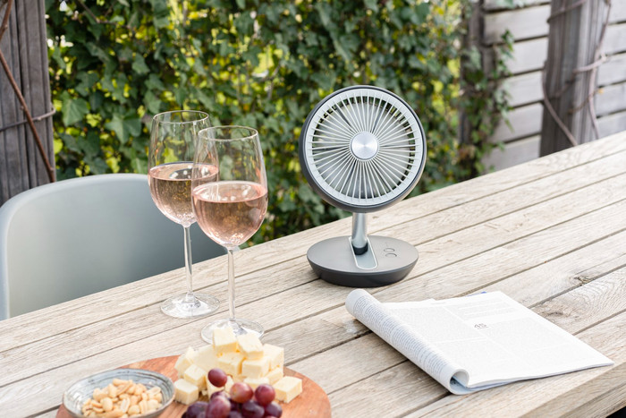 Eurom Vento Cordless Foldable produkt in gebrauch