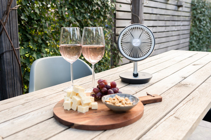 Eurom Vento Cordless Foldable produkt in gebrauch