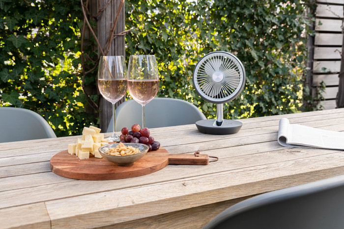 Eurom Vento Cordless Foldable produkt in gebrauch