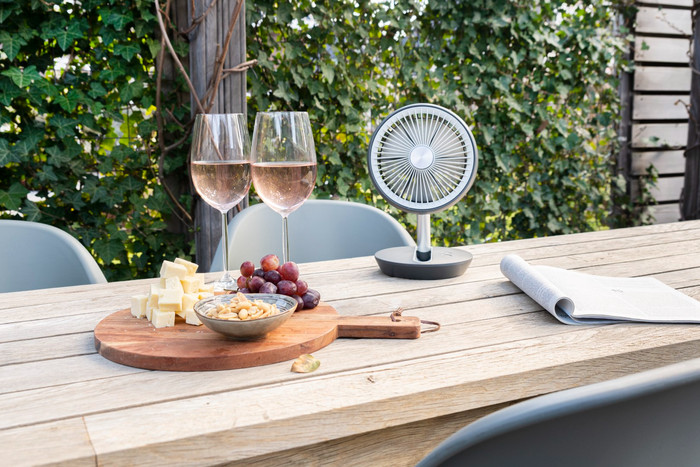 Eurom Vento Cordless Foldable produkt in gebrauch