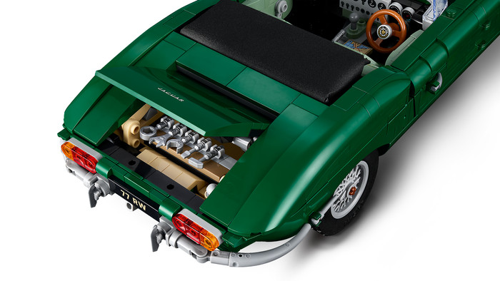 LEGO Icons Jaguar E-Type 11381 product in use