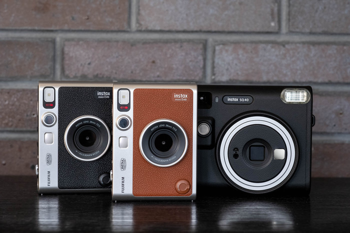 Fujifilm Instax Mini EVO Brown product in use