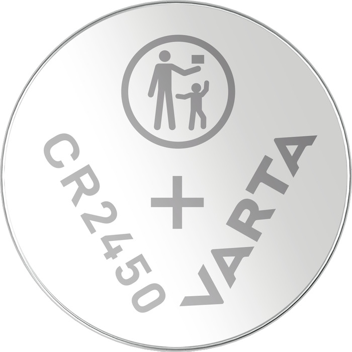 Varta Lithium Coin CR2450 BLI 2 Stück vorne