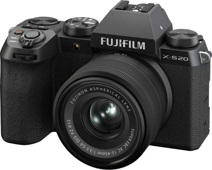 Fujifilm X-S20 Schwarz + XC 15-45mm f/3.5-5.6 OIS PZ rechte seite