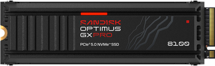 SANDISK Optimus GX PRO 8100 1TB PCIe 5.0 NVMe-SSD mit Kühlkörper Main Image