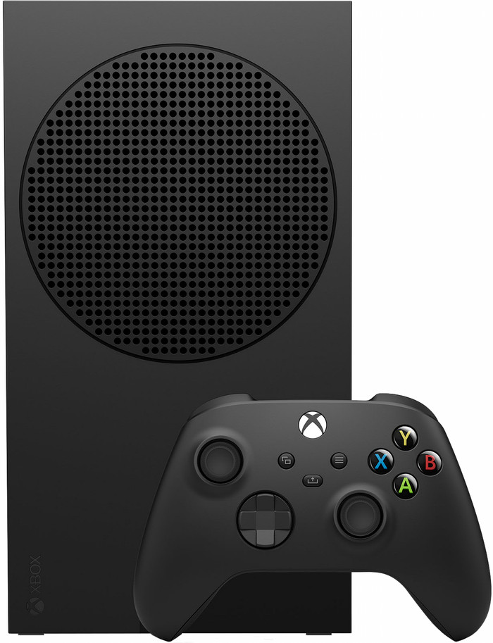 Xbox Series S 1 TB - Schwarz vorne