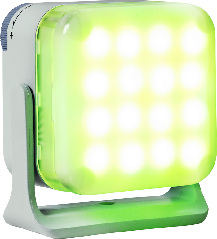 Nanlite Pico LED Mini Pocket Light Mint Blue product in use