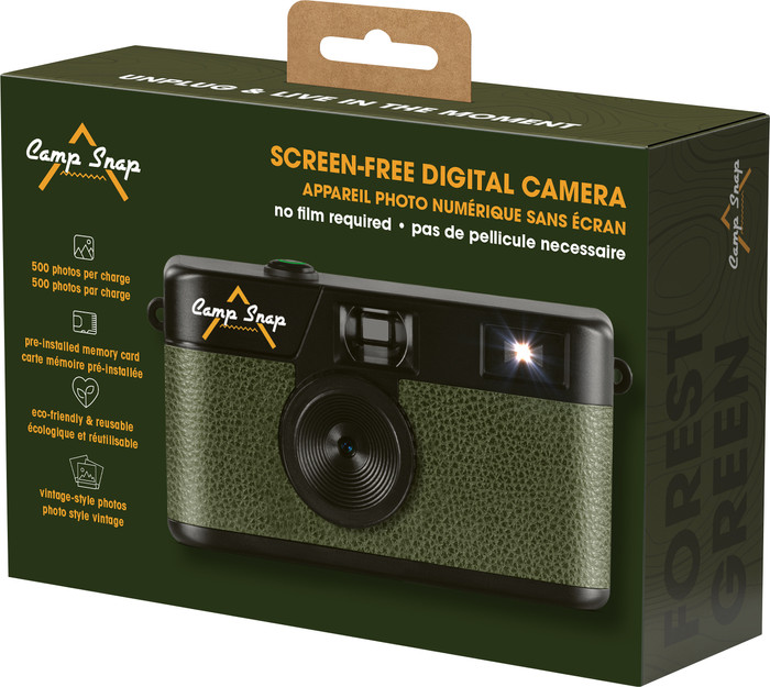 Campsnap Digitalkamera Forest Green verpackung