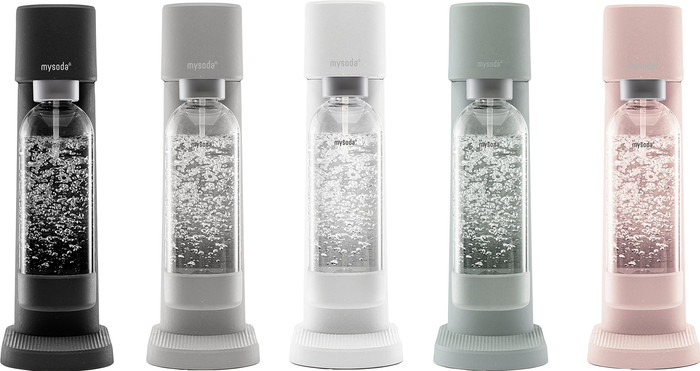 Mysoda Woody Light Pink produkt in gebrauch