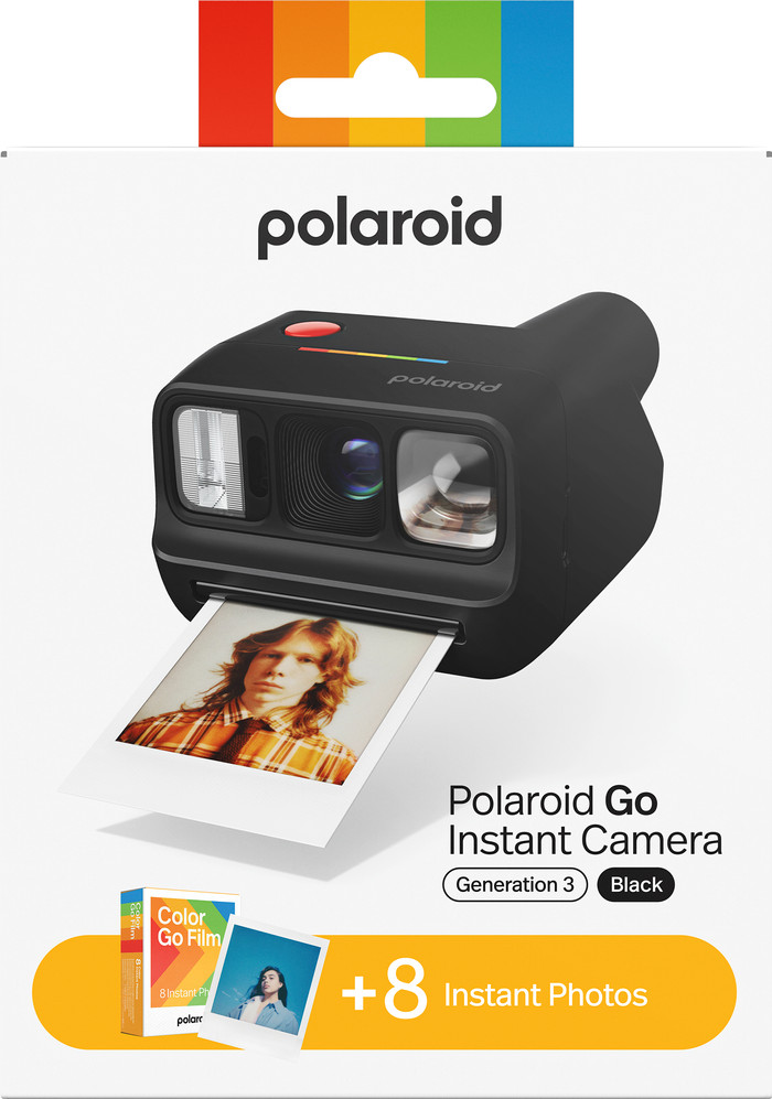 Polaroid Go Gen 3 Black + Color Film (8 units) packaging