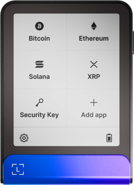 Ledger Flex Neptune Blue inkl. Recovery Key Main Image