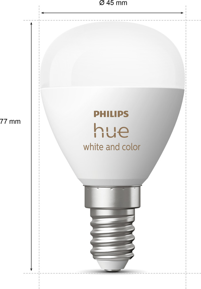 Philips Hue Luster Spherical Light White and Color E14 6-pack visual supplier