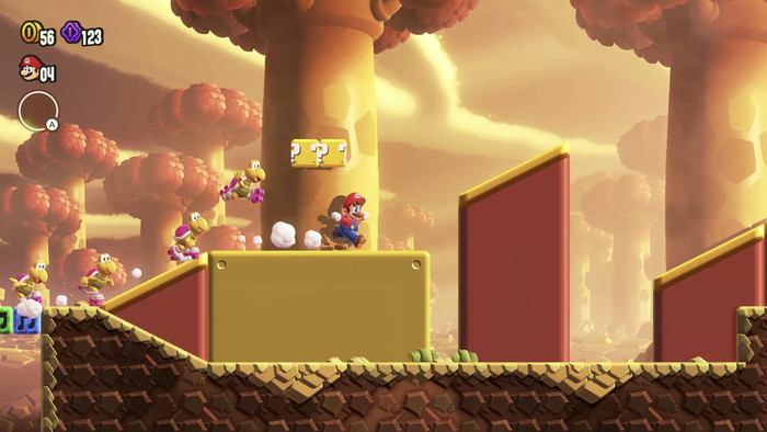 Super Mario Bros. Wonder Nintendo Switch produkt in gebrauch