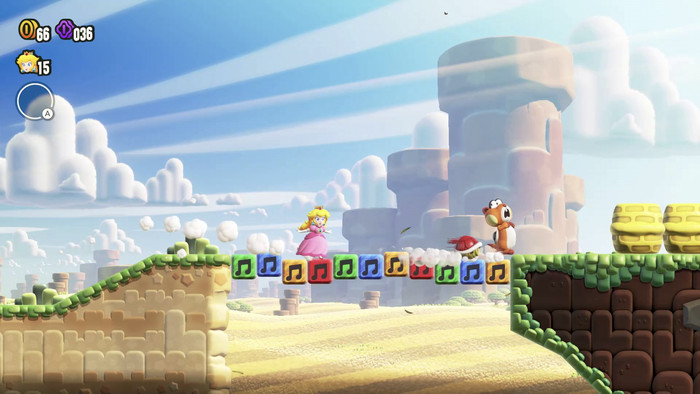 Super Mario Bros. Wonder Nintendo Switch produkt in gebrauch
