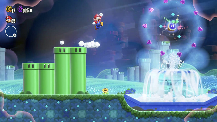 Super Mario Bros. Wonder Nintendo Switch produkt in gebrauch