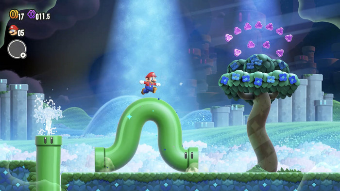 Super Mario Bros. Wonder Nintendo Switch produkt in gebrauch
