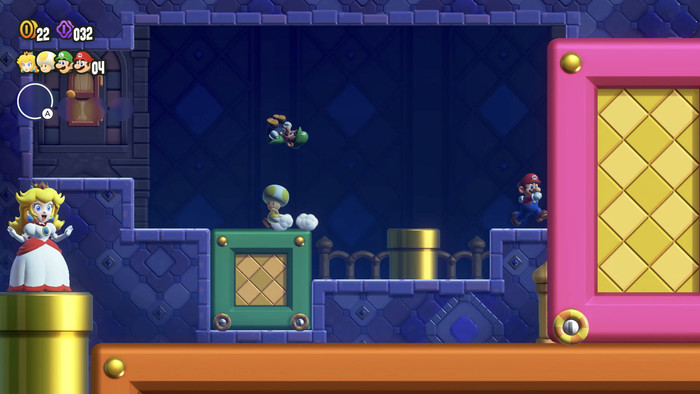 Super Mario Bros. Wonder Nintendo Switch produkt in gebrauch