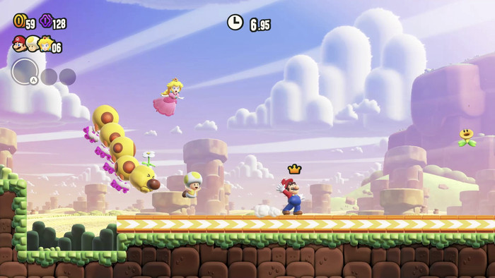 Super Mario Bros. Wonder Nintendo Switch produkt in gebrauch