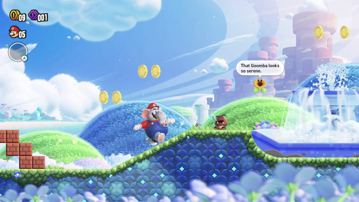 Super Mario Bros. Wonder Nintendo Switch produkt in gebrauch