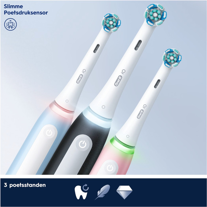 Oral-B iO 3 Doppelpack Schwarz und Blau Vorteilsset visueller lieferant
