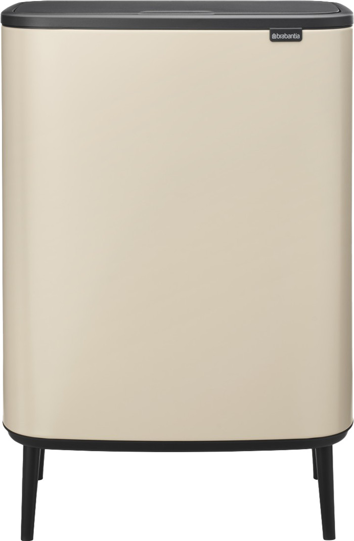 Brabantia Bo Touch Bin Hi Mülleimer 2 x 30 Liter Soft Beige Main Image