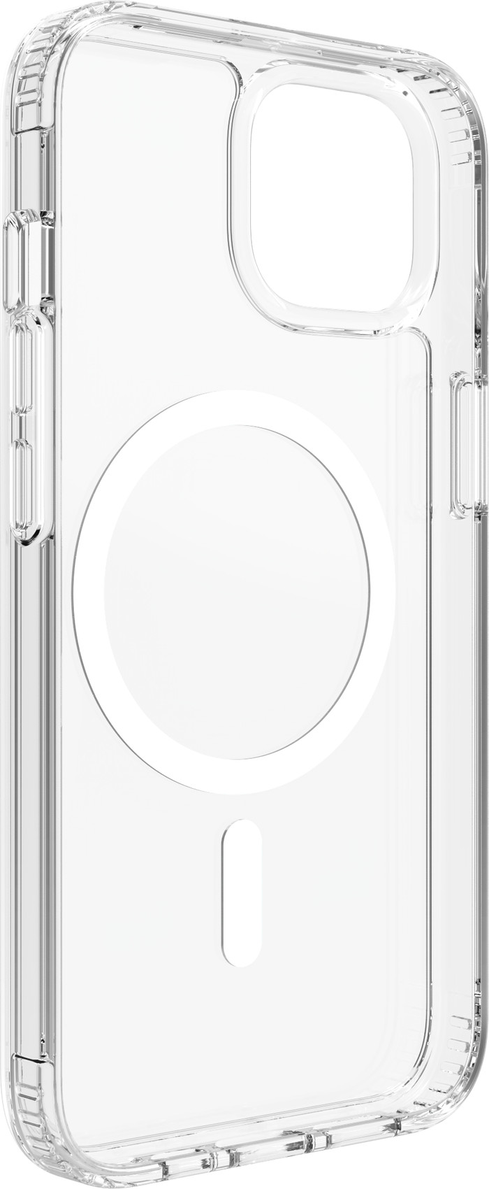 BlueBuilt Protective Back Cover with MagSafe Apple iPhone 13 Transparent left side