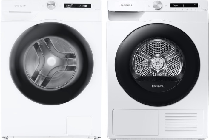 Samsung WW90T504AAW/S2 + Samsung DV90T5240AW/S2 Main Image