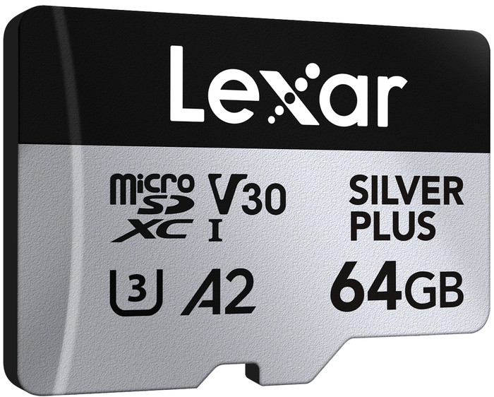 Lexar Professional microSDXC Silver Plus 64GB 100 MB/s rechte seite
