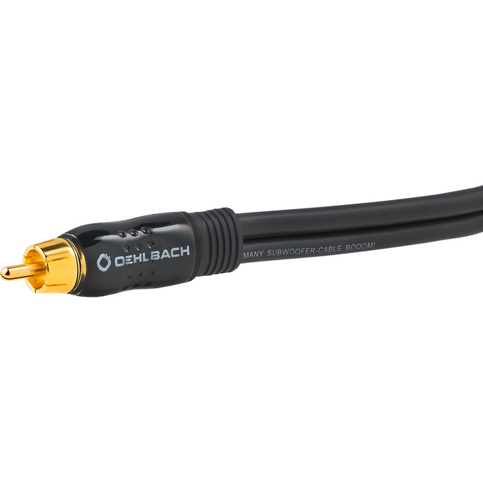 Oehlbach BOOOM! Cinch zu 2x Cinch 2 Meter Anthrazit null