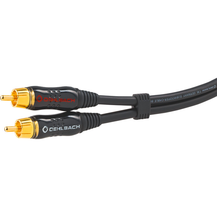 Oehlbach BOOOM! Cinch zu 2x Cinch 2 Meter Anthrazit null