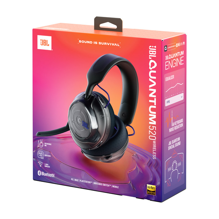 JBL Quantum 520 Black packaging