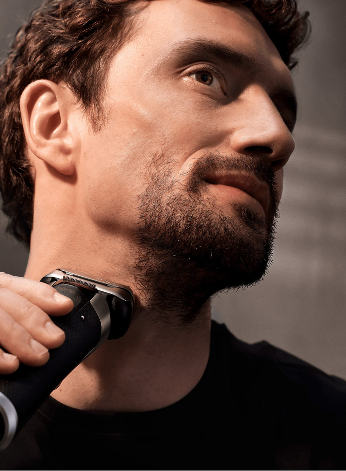 Braun Series 9 Pro+  9515s Graphit produkt in gebrauch