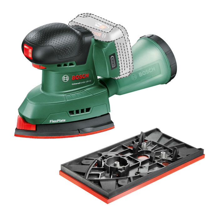 Bosch Universal Sander 18V-10 (without battery) front