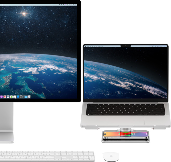 Twelve South HiRise Pro MacBook Ständer mit MagSafe produkt in gebrauch