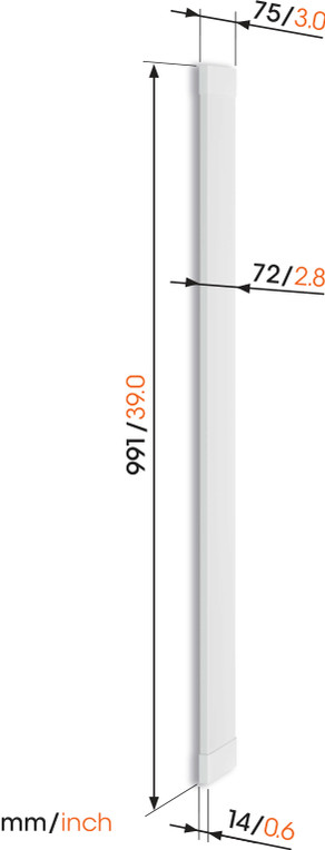 Vogel's TVA 7000 Cable Duct White null