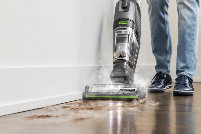 Bissell CrossWave Hydrosteam PET Pro produkt in gebrauch
