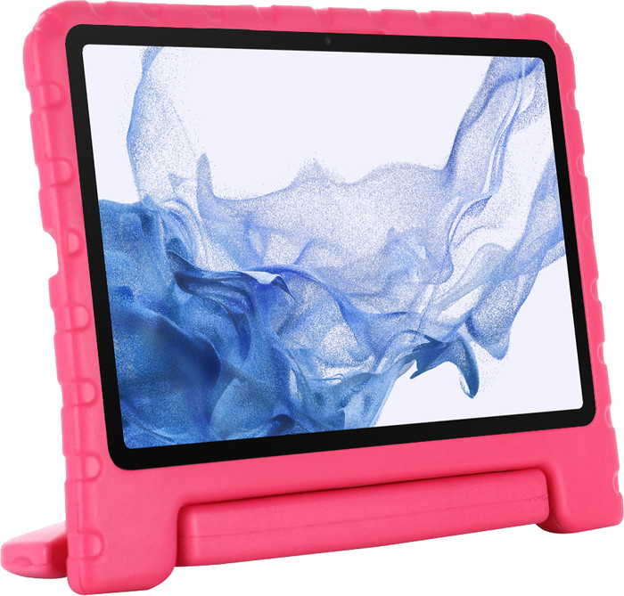 Just in Case Classic Samsung Galaxy Tab S9/S9 FE/S10 FE/S10 Lite Kids Cover Pink left side