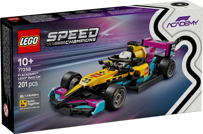 LEGO Speed Champions F1 ACADEMY Race Car 77258 packaging
